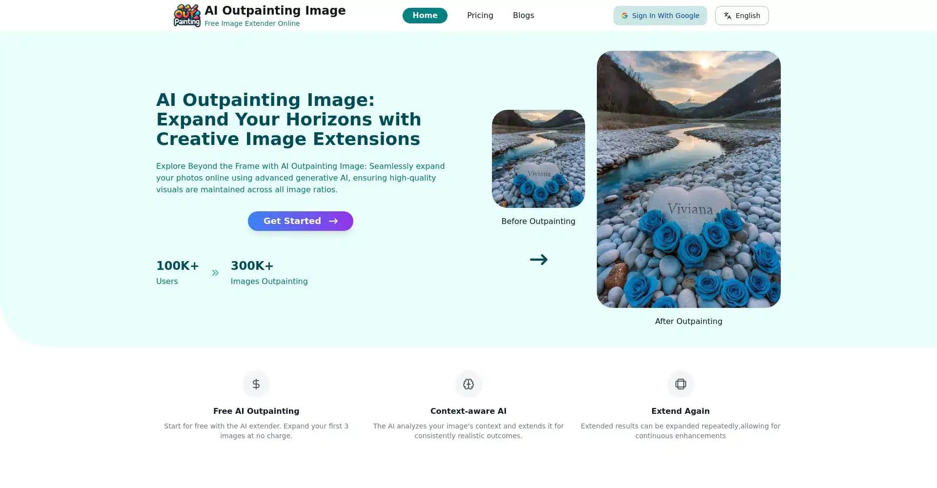 AI Outpainting Image