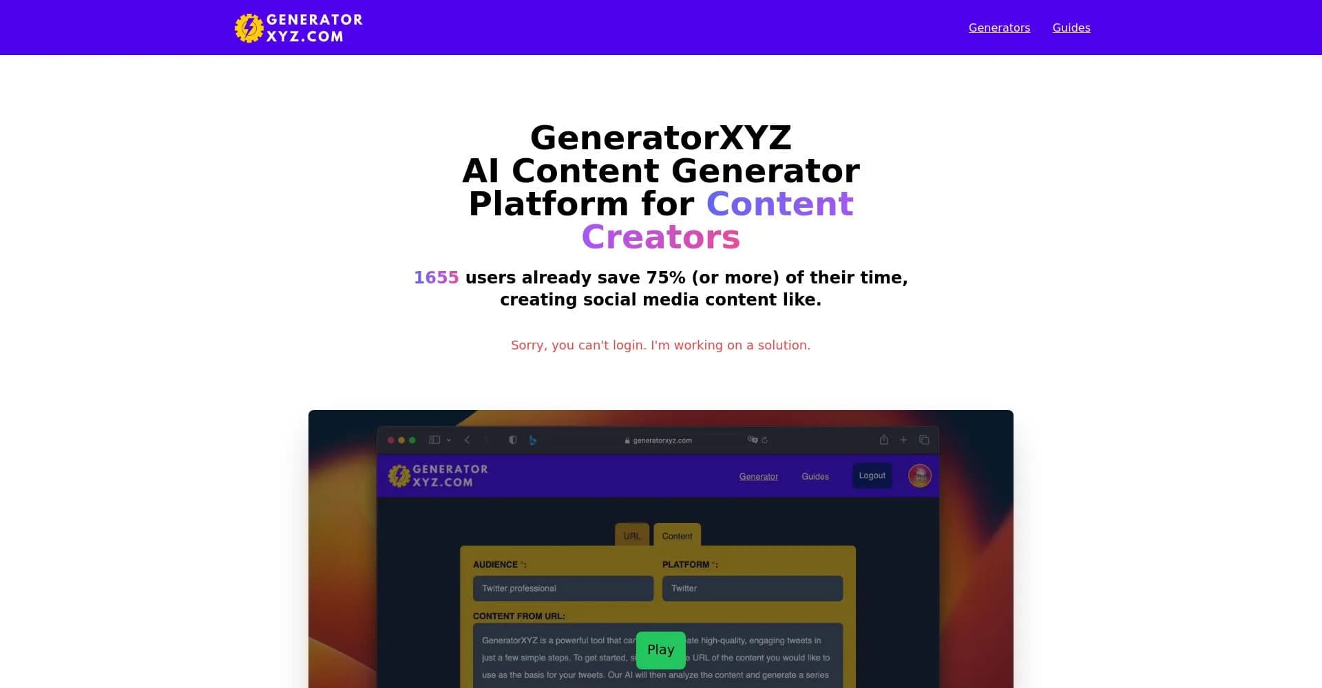 GeneratorXYZ