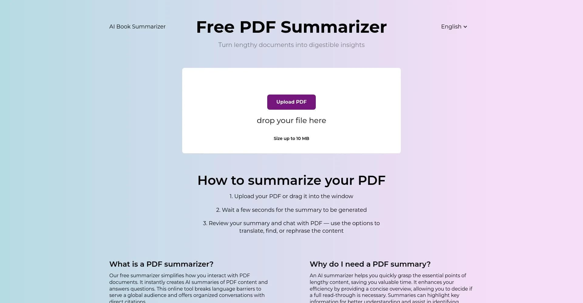PDF Summarizer
