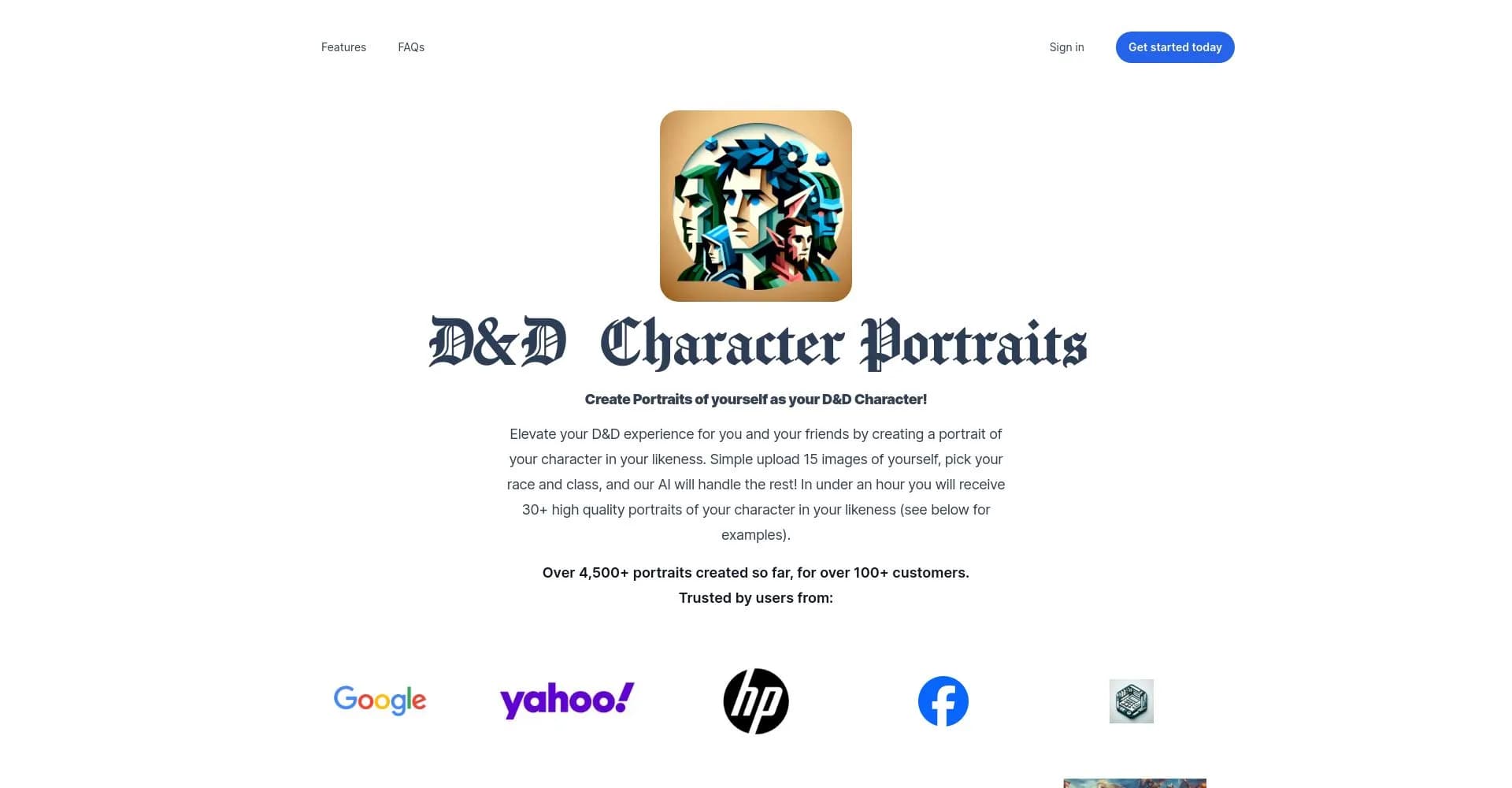 D&D Character Portraits